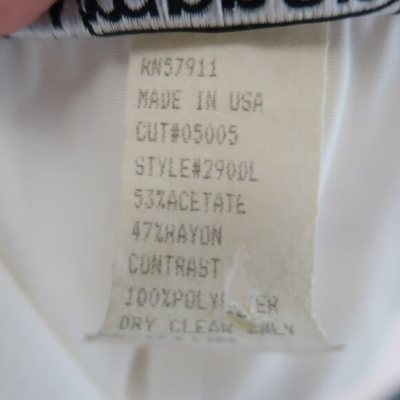 Vintage 70s cream and pink floral skirt and blazer suit set M - Picture 12 of 12